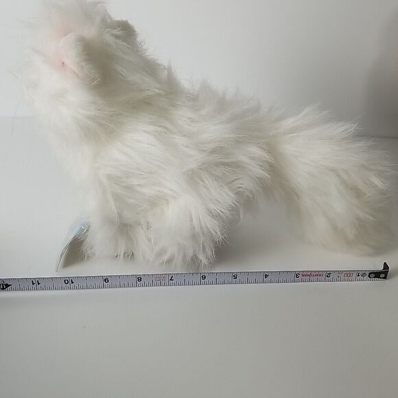 Webkinz  White Persian Cat HM110  Ganz  Plush Cat With Unused Code Retired - Picture 9 of 9